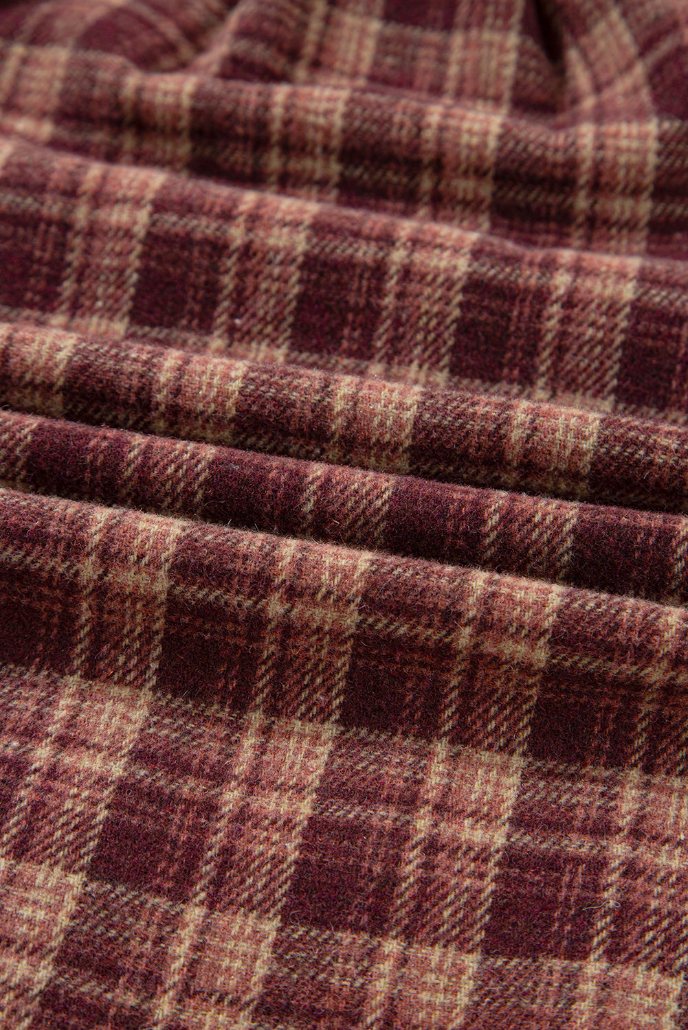 Plaid Patchwork Drop Shoulder Sweatshirt