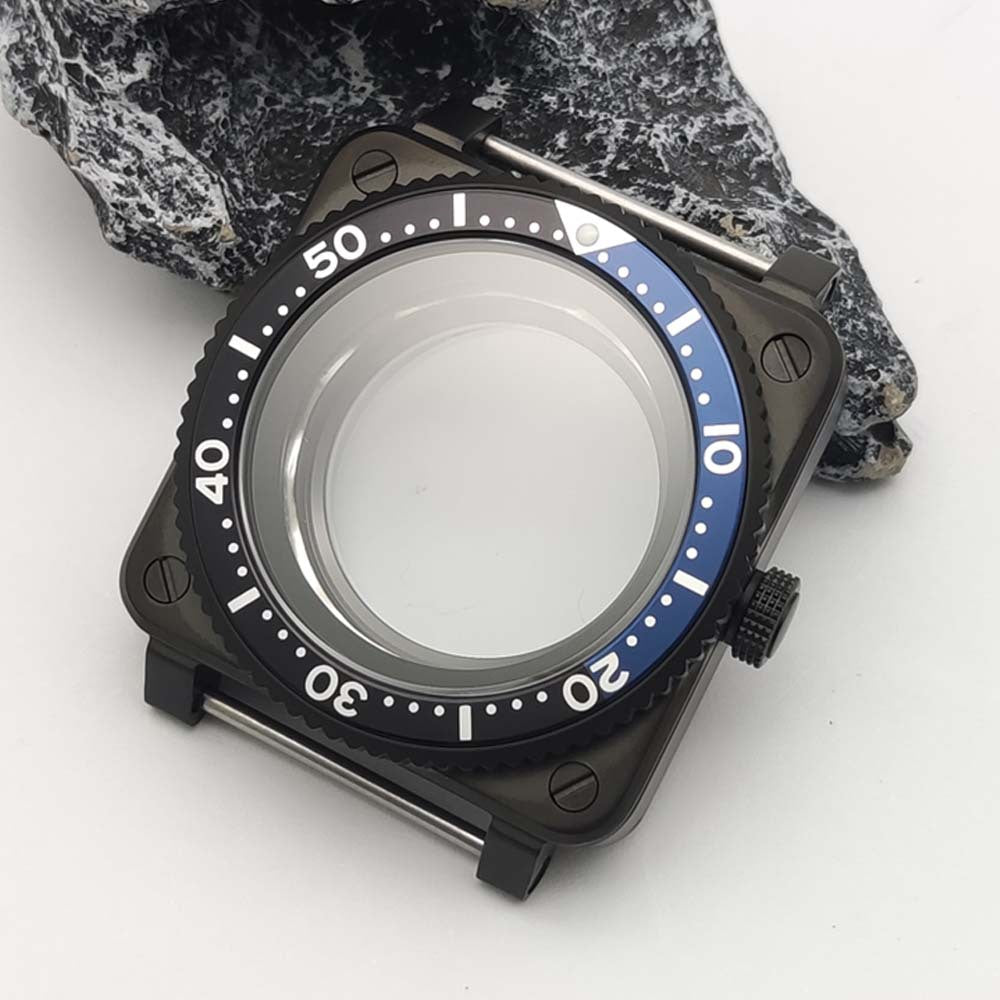 Modified Parts Square Base Watch Case