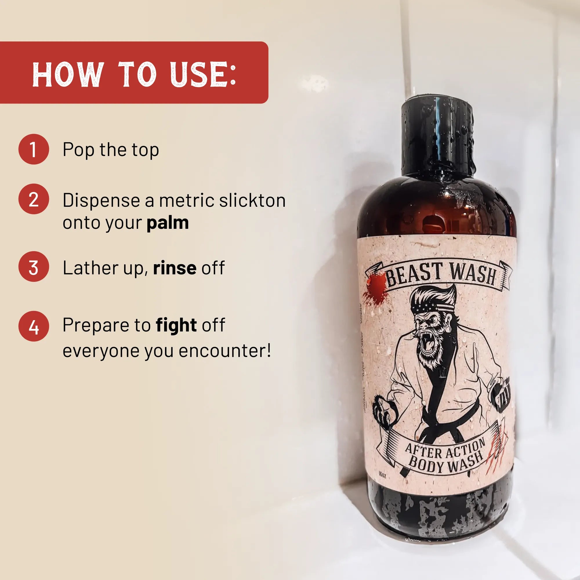 After Action Organic Anti-Bacterial Body Wash for Men - Image 5