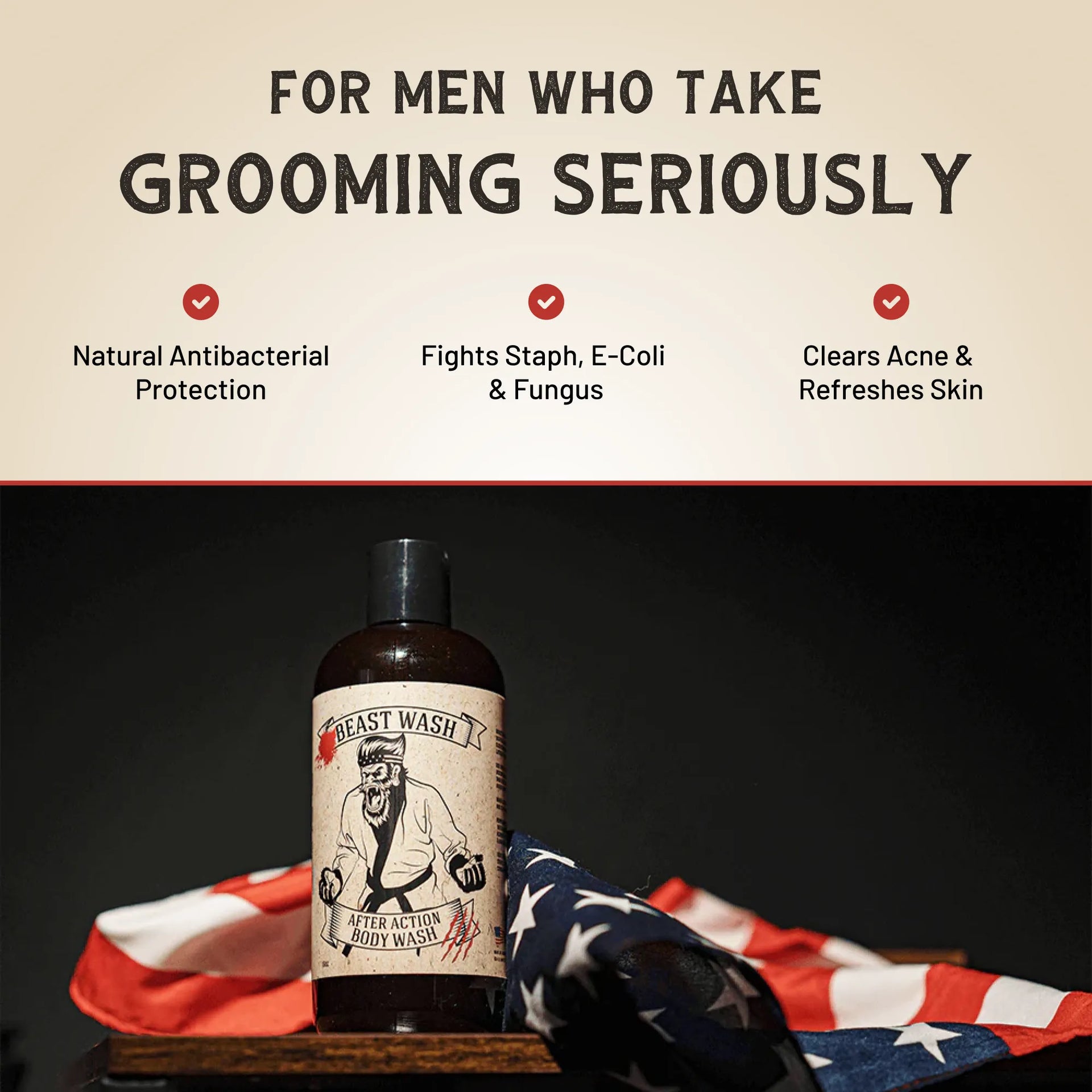 After Action Organic Anti-Bacterial Body Wash for Men - Image 7