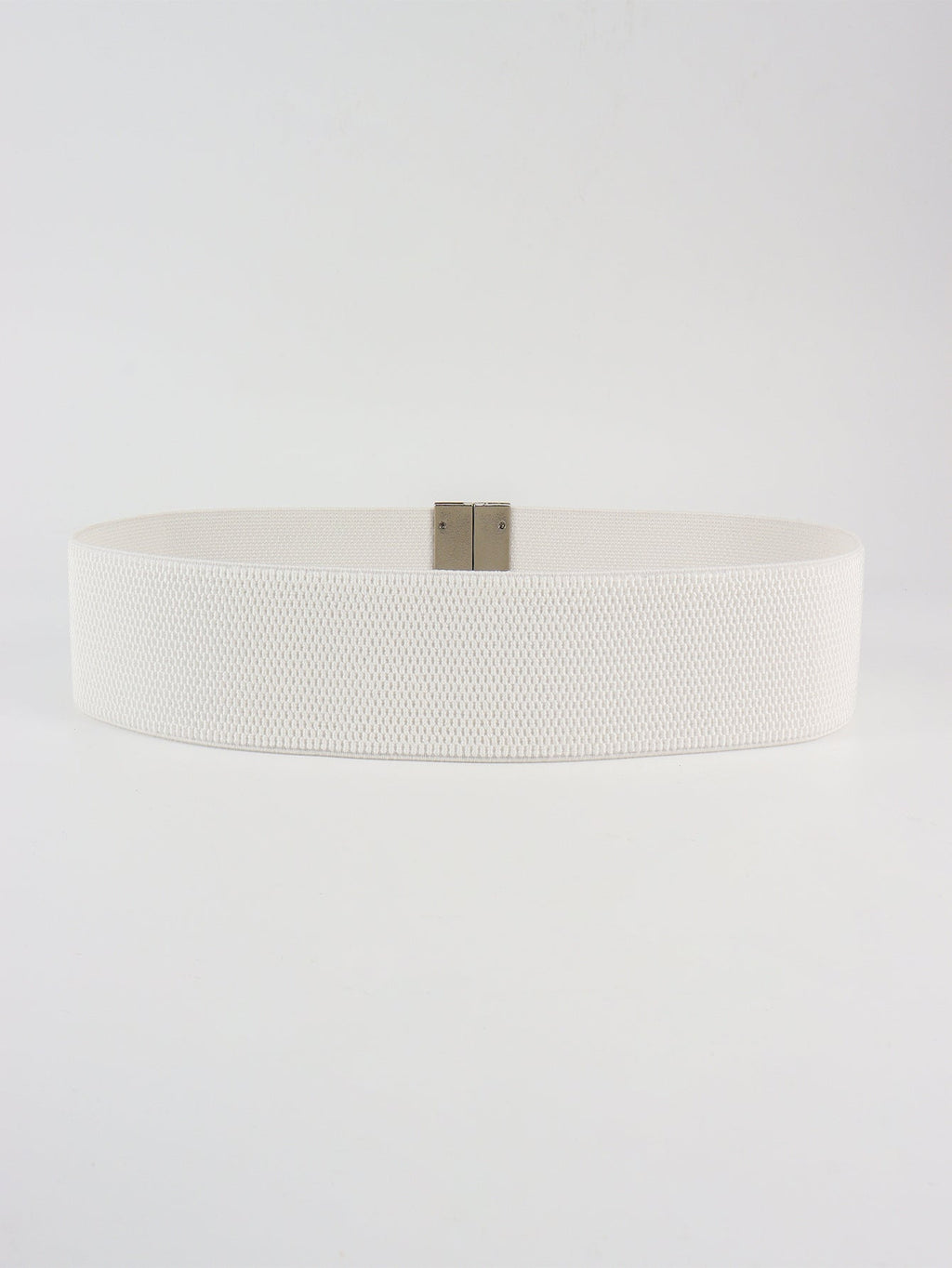 Alloy Buckle Elastic Belt - Stretch Waist Belt Women