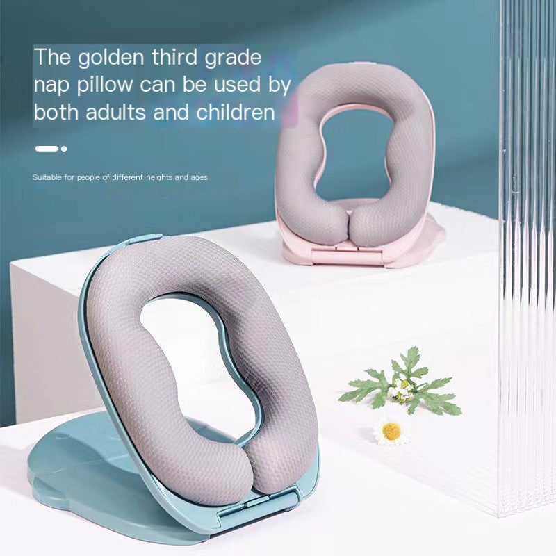 Golden Three-Stage Portable Napping Pillow for Kids