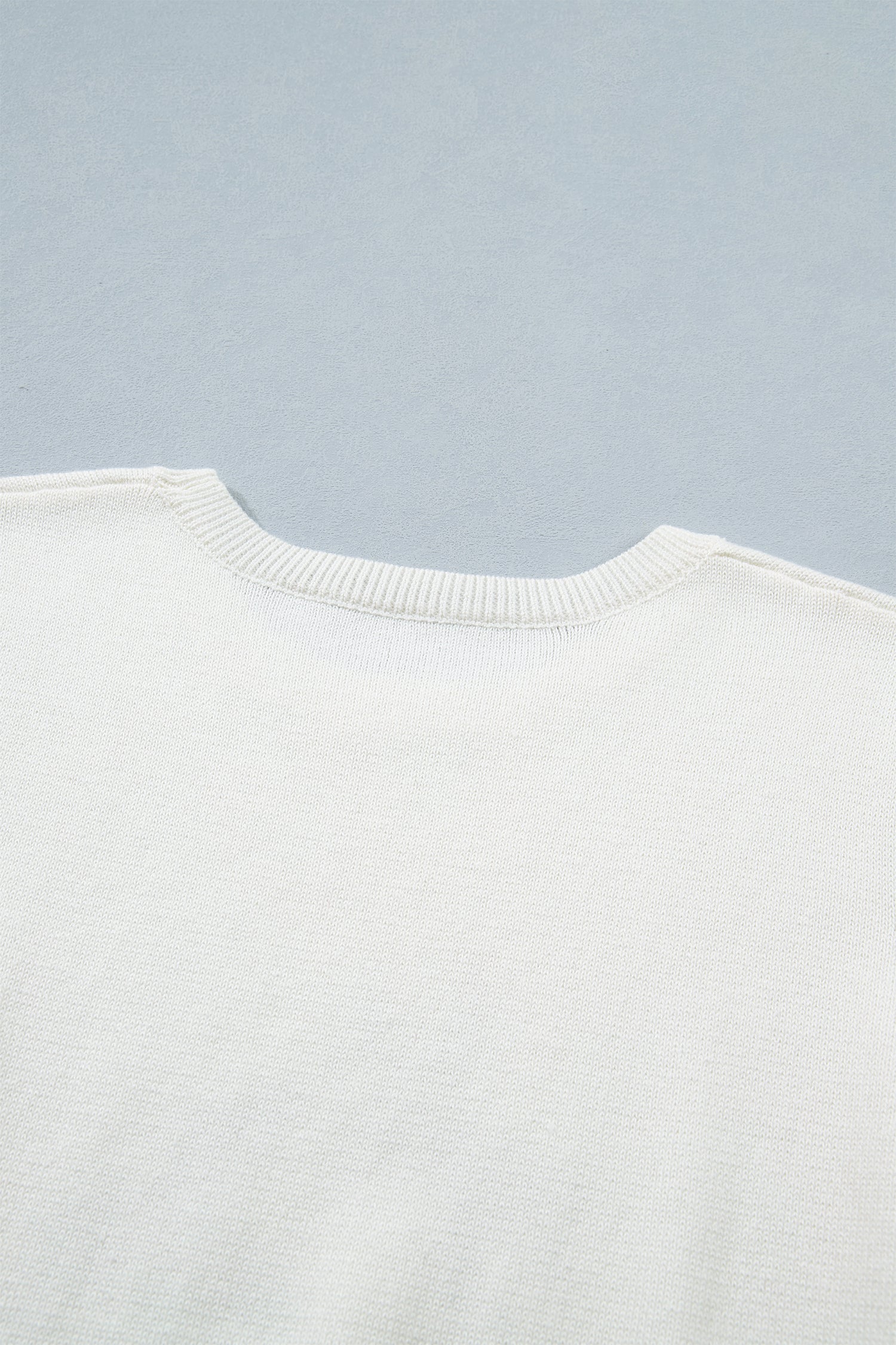 Regina Horse Graphic Short Sleeve Knit Sweater - Preppy Crew Neck