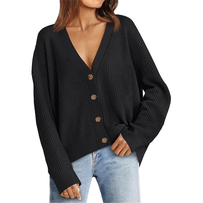 Women's Lightweight Button-Front Cardigan Sweater