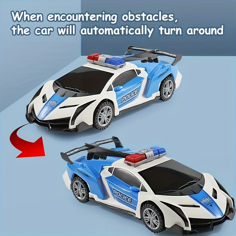 360 Rotating Police Car Lights Music Auto Doors