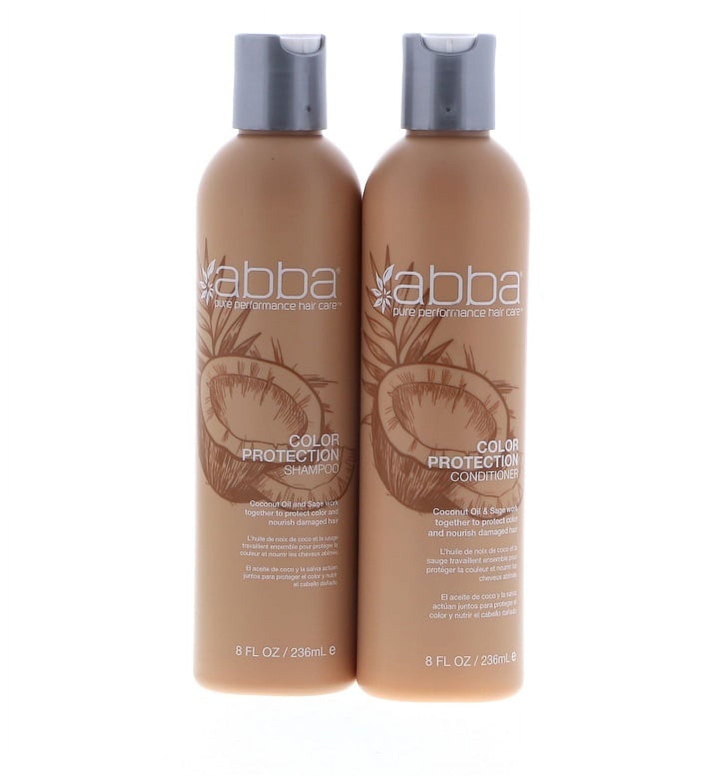 Abba Pure Color Protect Shampoo and Conditioner set, 8 oz bottles