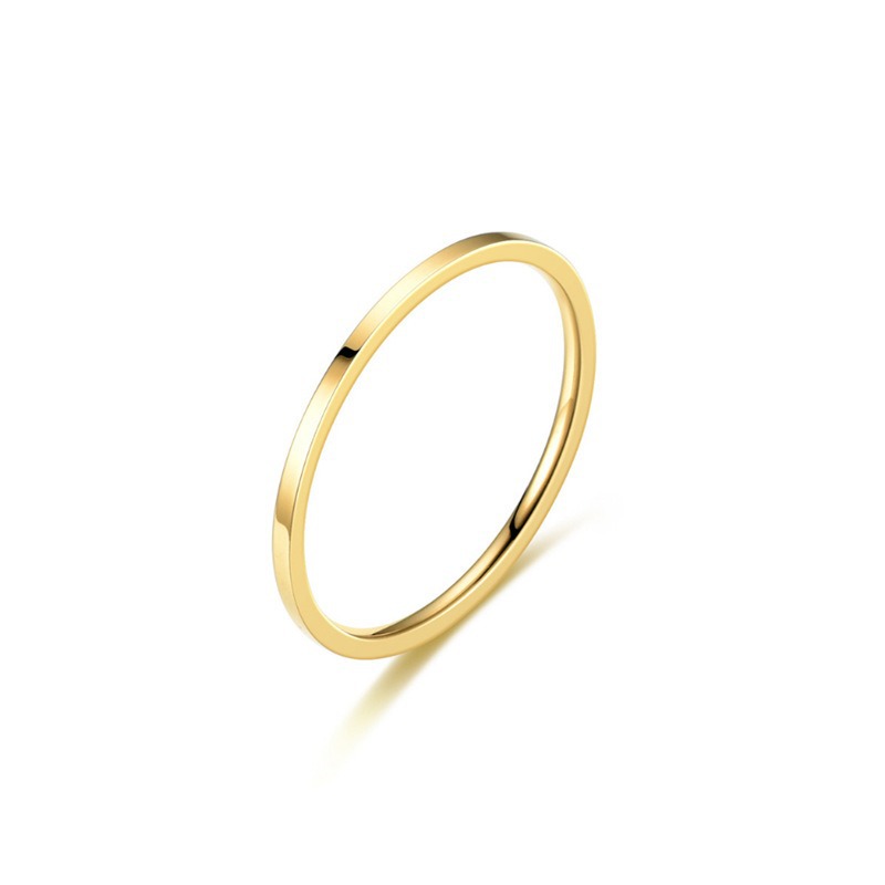 1mm Plain Band Ultra-thin Ring Couple Rings