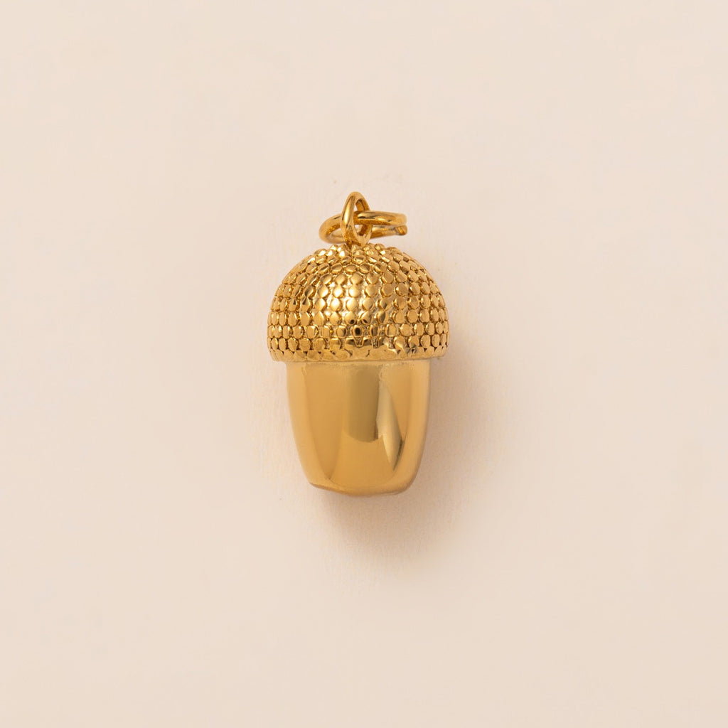 18K Gold Vacuum Plated Small Pendant Necklace
