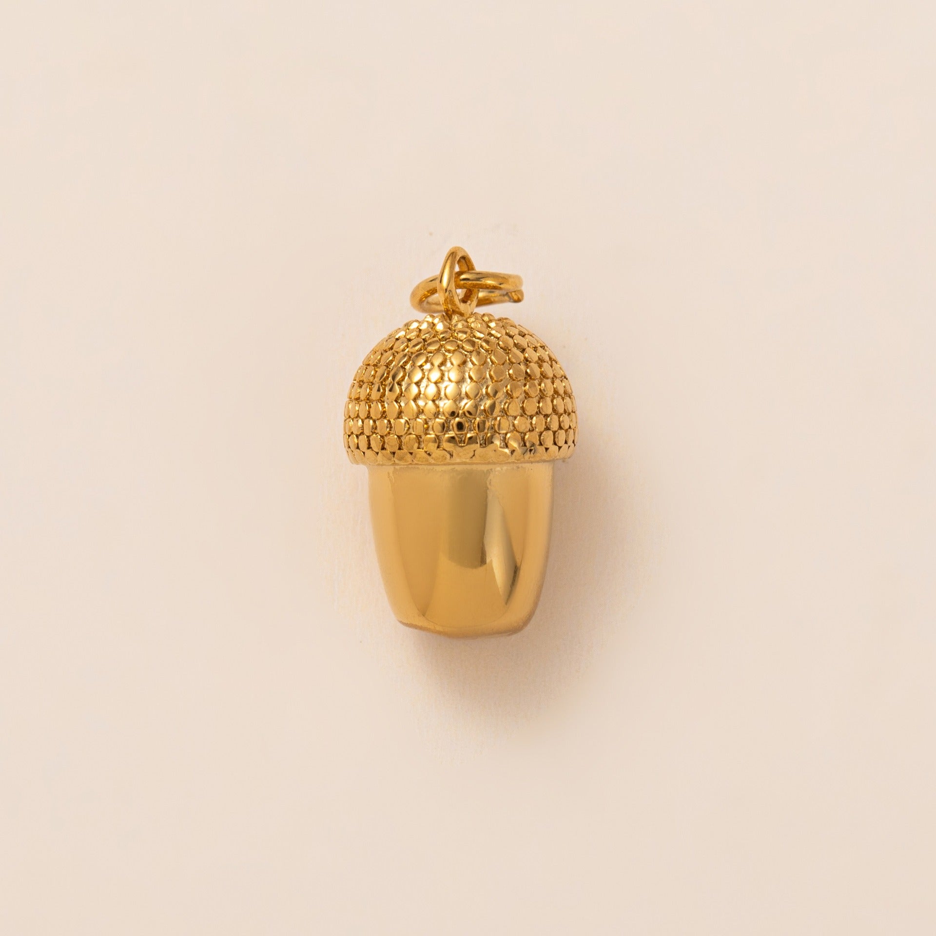 18K Gold Vacuum Plated Small Pendant Necklace