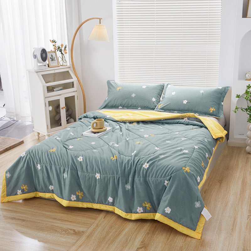 Soft Printed Summer Blanket for Kids - Washable Summer Quilt