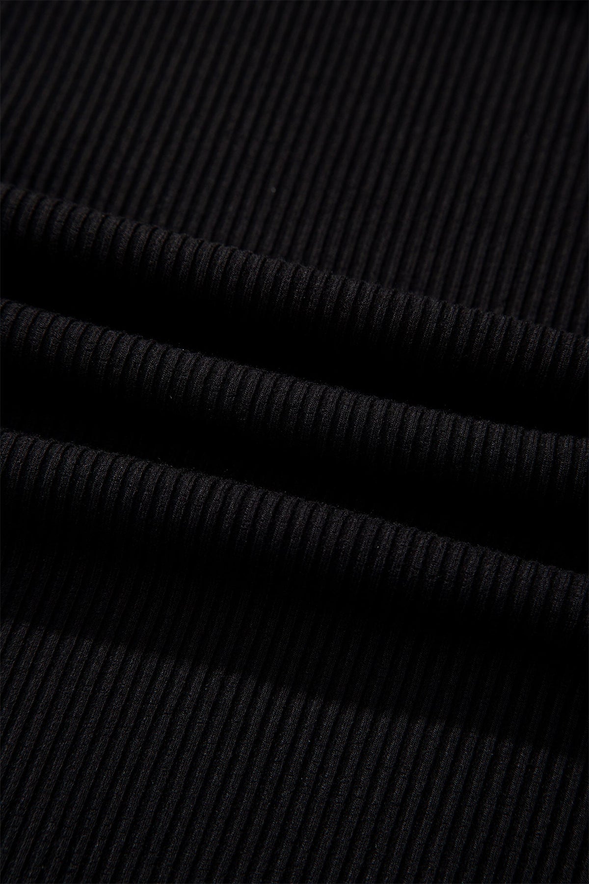 Solid Ribbed Round Neck Long Sleeve Bodysuit