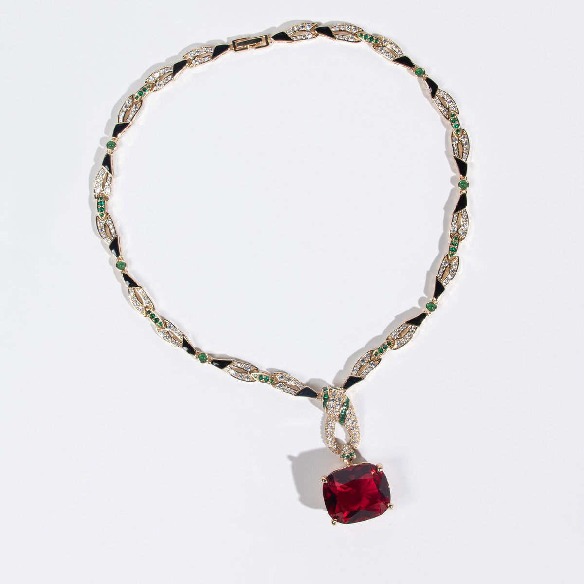 Cross-Border Fashion Geometric Design Jewelry Set Light Luxury Personality Versatile High-End Simple Snake Necklace Jewelry For Women