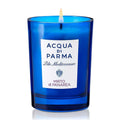 Acqua di Parma Blu Mediterraneo Mirto di Panarea 7 oz candle in blue and white packaging