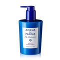 Acqua di Parma Blu Mediterraneo Mirto di Panarea Hand & Body Lotion in blue and white bottle, 10 OZ.