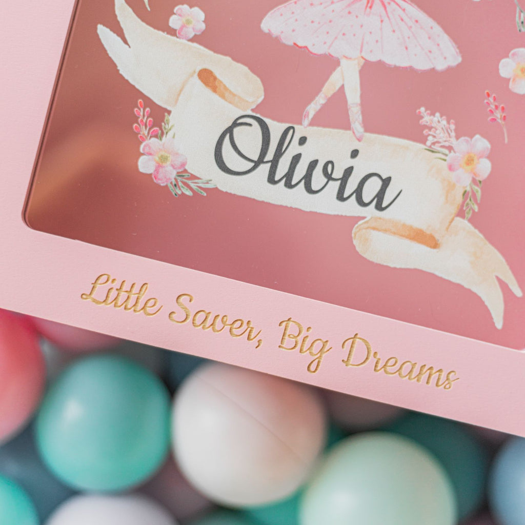 Personalized Ballerina Keepsake Box - Custom Acrylic Storage Case