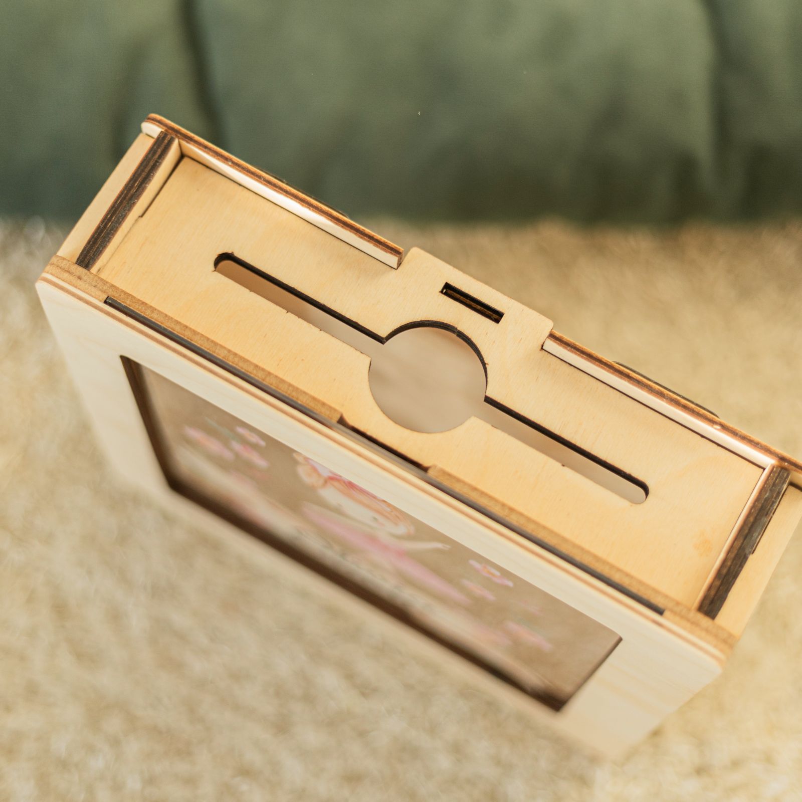 Personalized Ballerina Keepsake Box - Custom Acrylic Storage Case