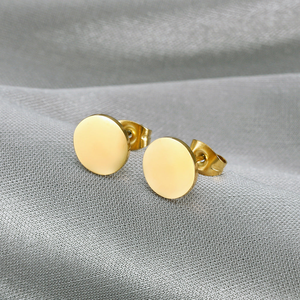 Sleek And Elegant Titanium Steel Trendy Earrings For Women