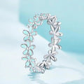 S925 Sterling Silver Sweet And Fresh Flower Ring