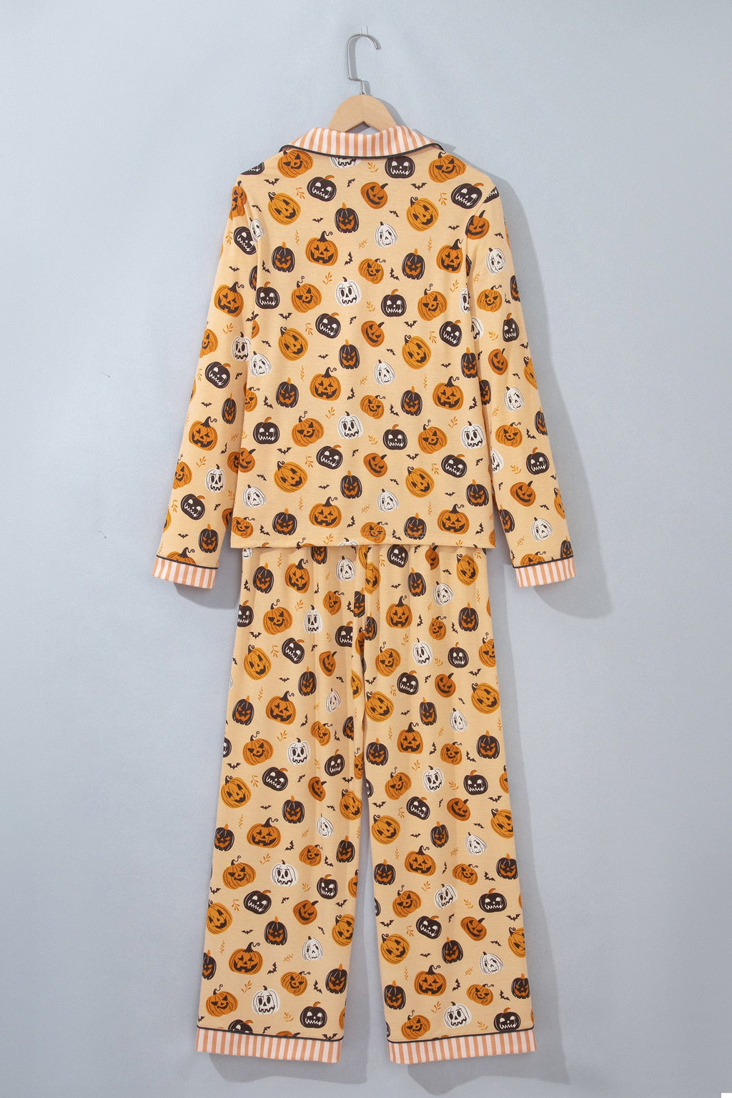 Halloween Pumpkin Top & Pants Pajama Set