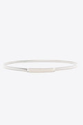 Elastic Iron Skinny Belt | Modern Buckle Design
