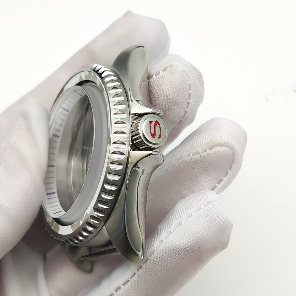 Stainless Steel Case Sapphire Crystal Mens Mechanical Watch Modification