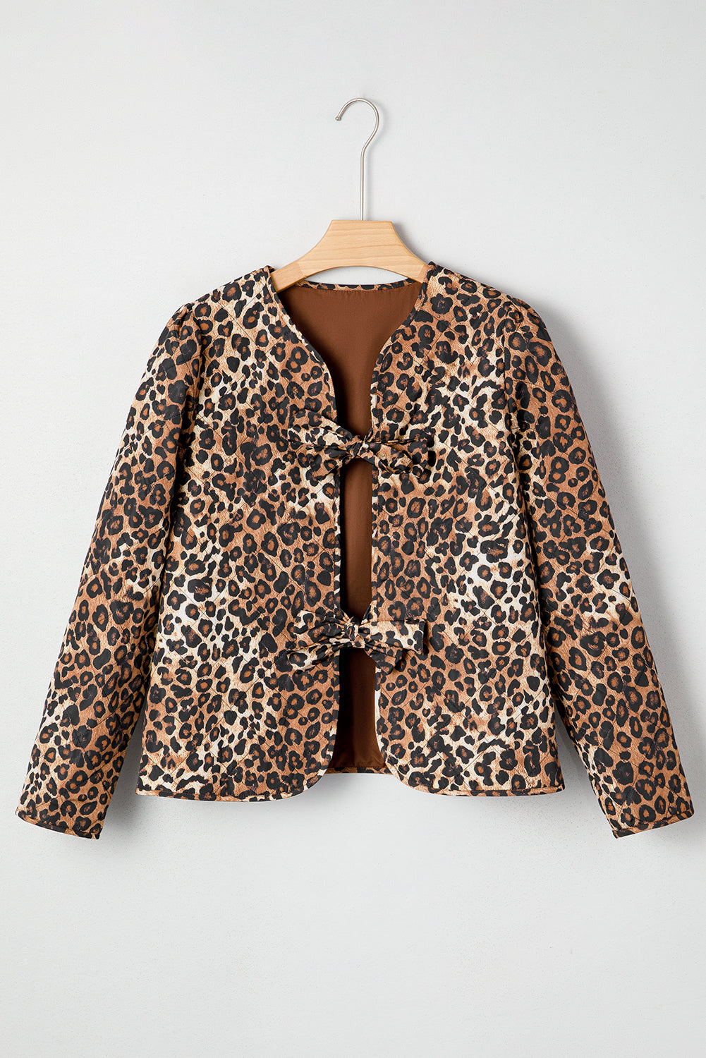 Mara Quilted Tie Front Jacket