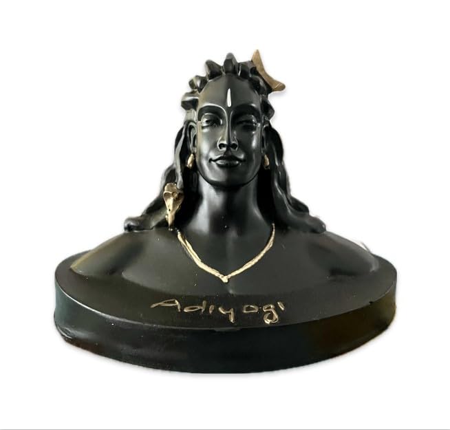 Adiyogi Statue for Car Accessories for Dash Board, Pooja & Gift, Decor 6"