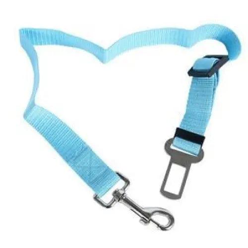 Adjustable Pet Car Seat Belt Lead with Removable Bowtie - Unisex