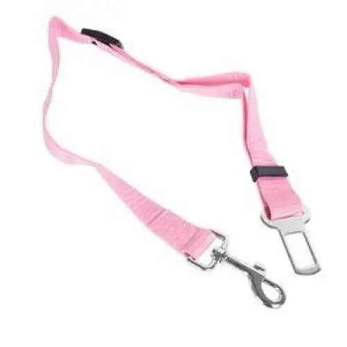 Adjustable Pet Car Seat Belt Lead with Removable Bowtie - Unisex