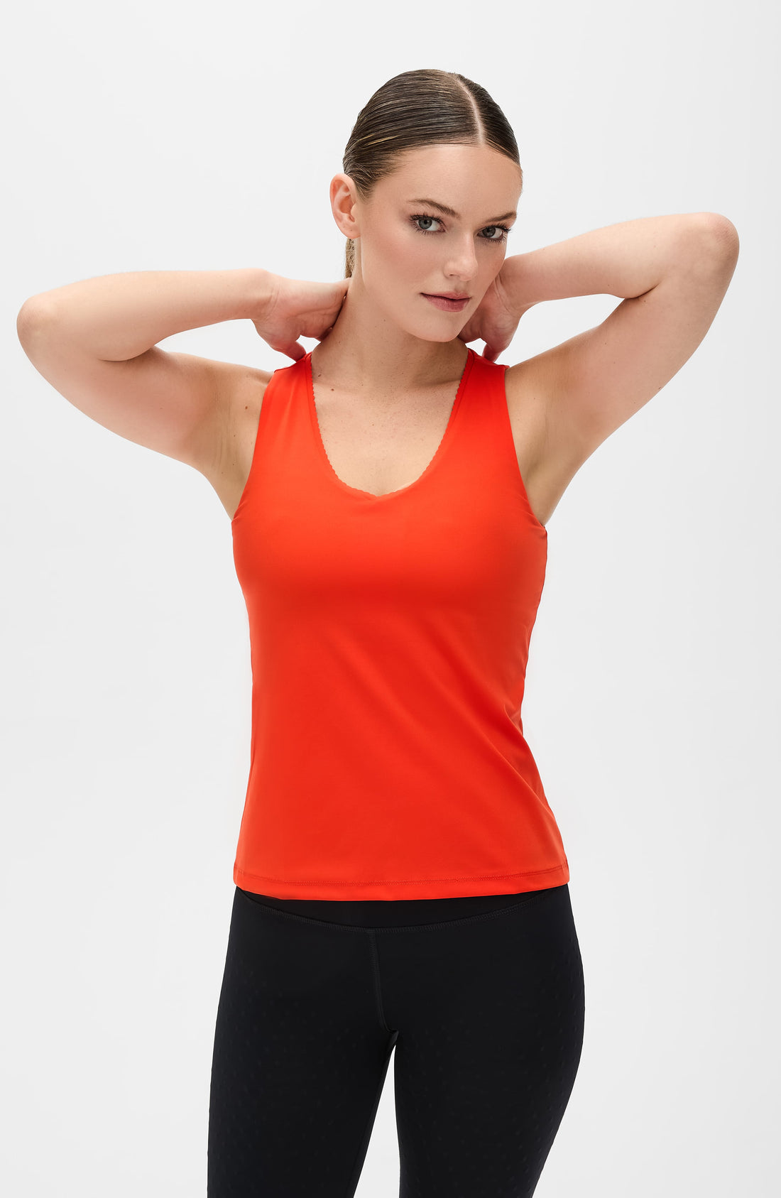 Adorn Tank Sculpting Second-Skin Fit Sporty Minimalist Top