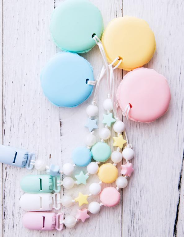Cartoon Animal Silicone Teether Clip - BPA-Free Pacifier Accessory