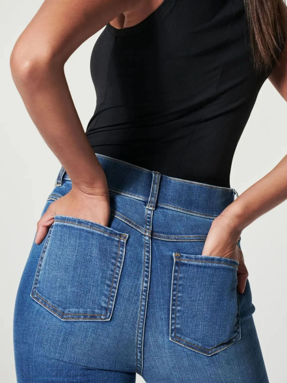 Full Size High-Waisted Flare Jeans Plus Size
