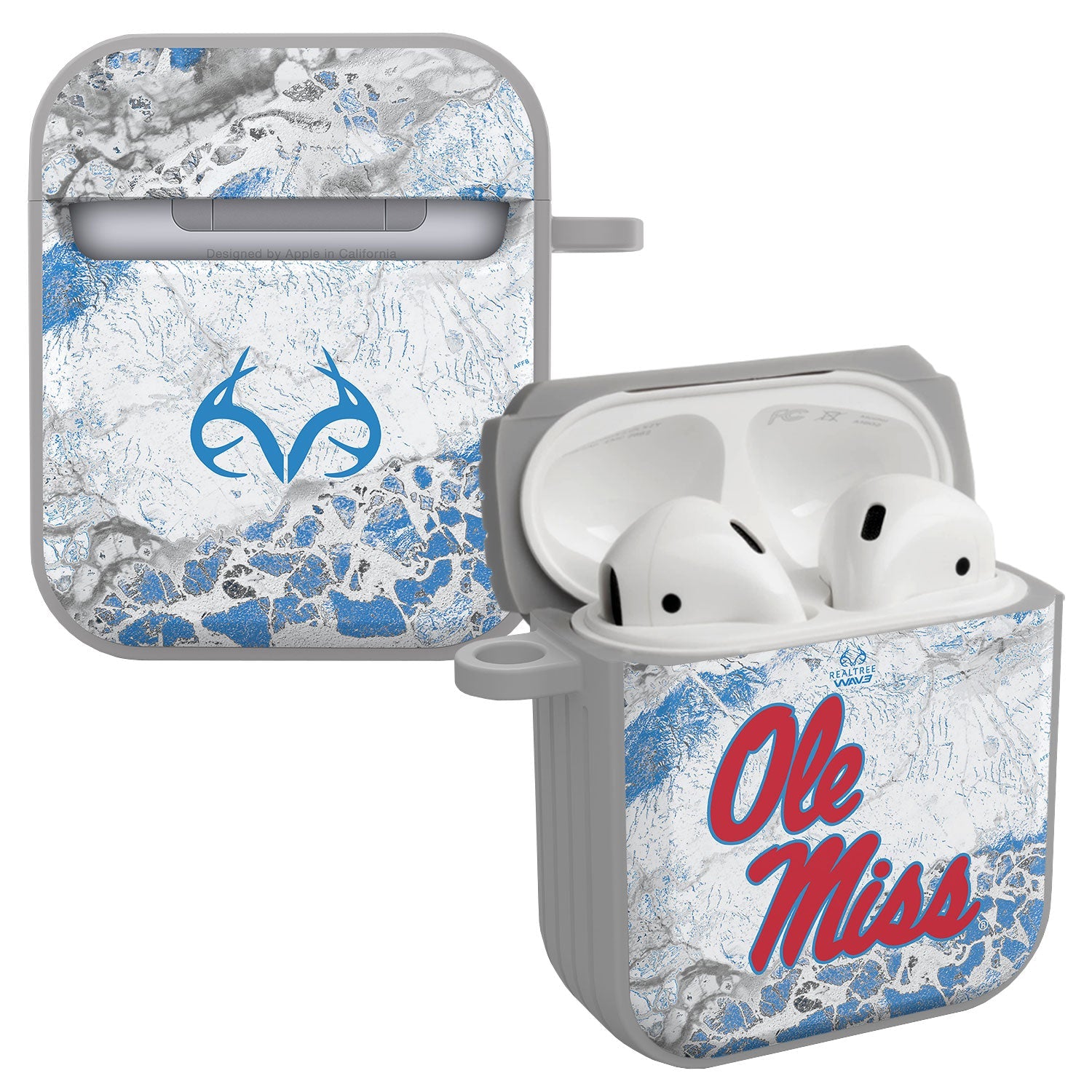 Mississippi Ole Miss Realtree HDX Apple AirPods Gen 1 & 2 Case Cover