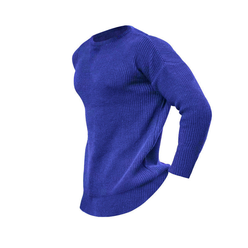 Fashionable Knitted Pullover for Men