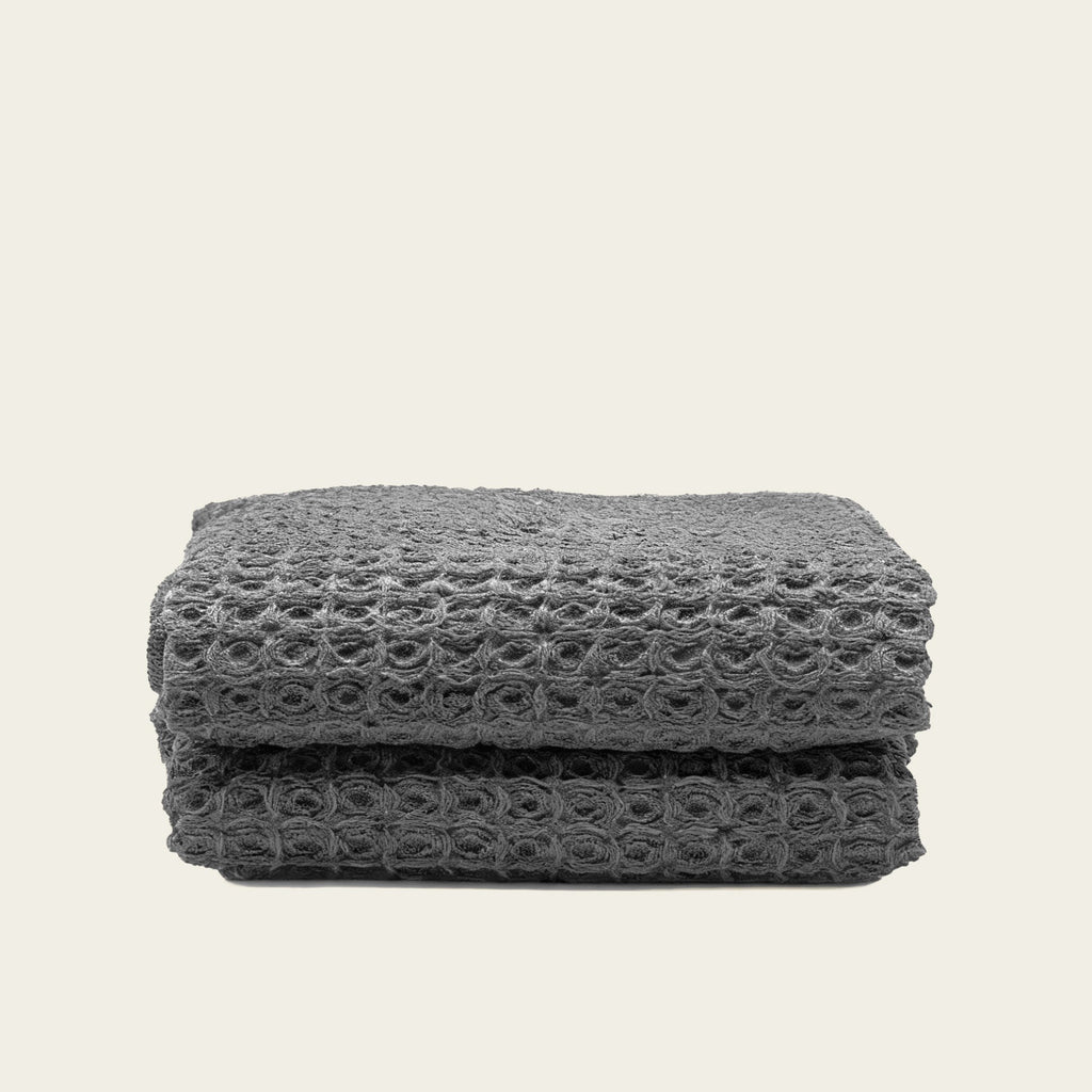 Sedona White Cotton Waffle Weave Bath Towel - Image 45