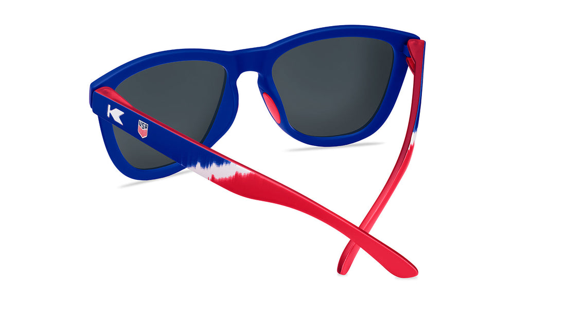 U.S. Soccer 2024 Premiums Sport Sunglasses Blue Red White