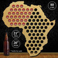 Africa Beer Cap Map