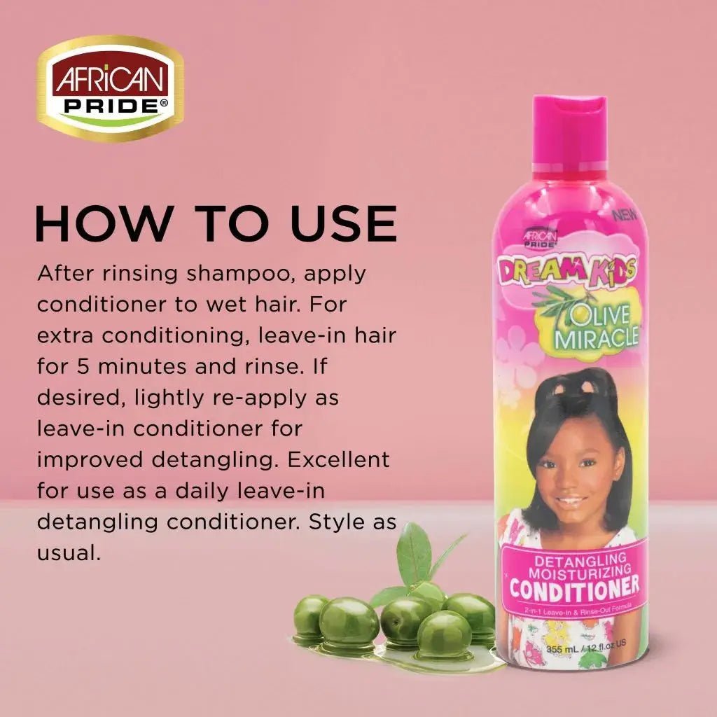 Dream Kids Detangling Moisturizing Conditioner with Olive Oil 12 oz