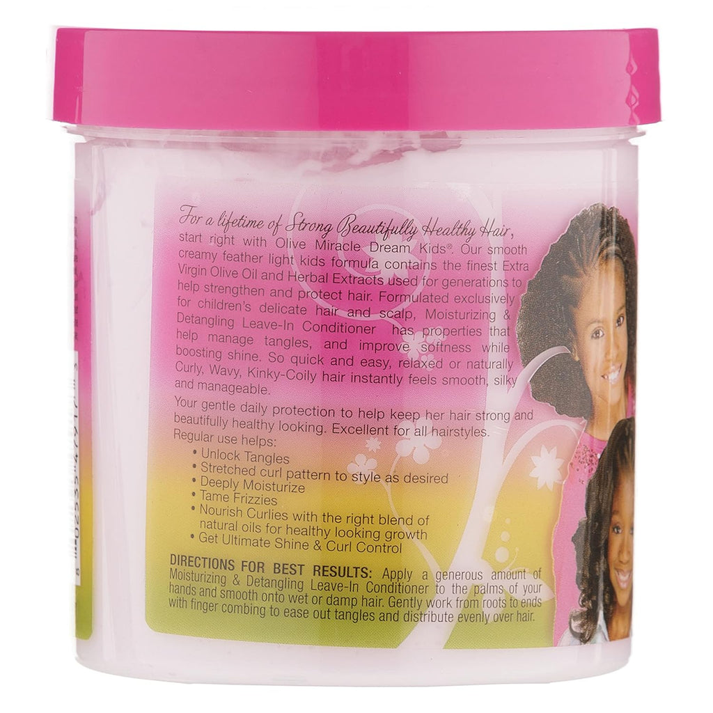 Olive Oil Leave-In Detangler for Kids Curls and Coils - 15 Oz