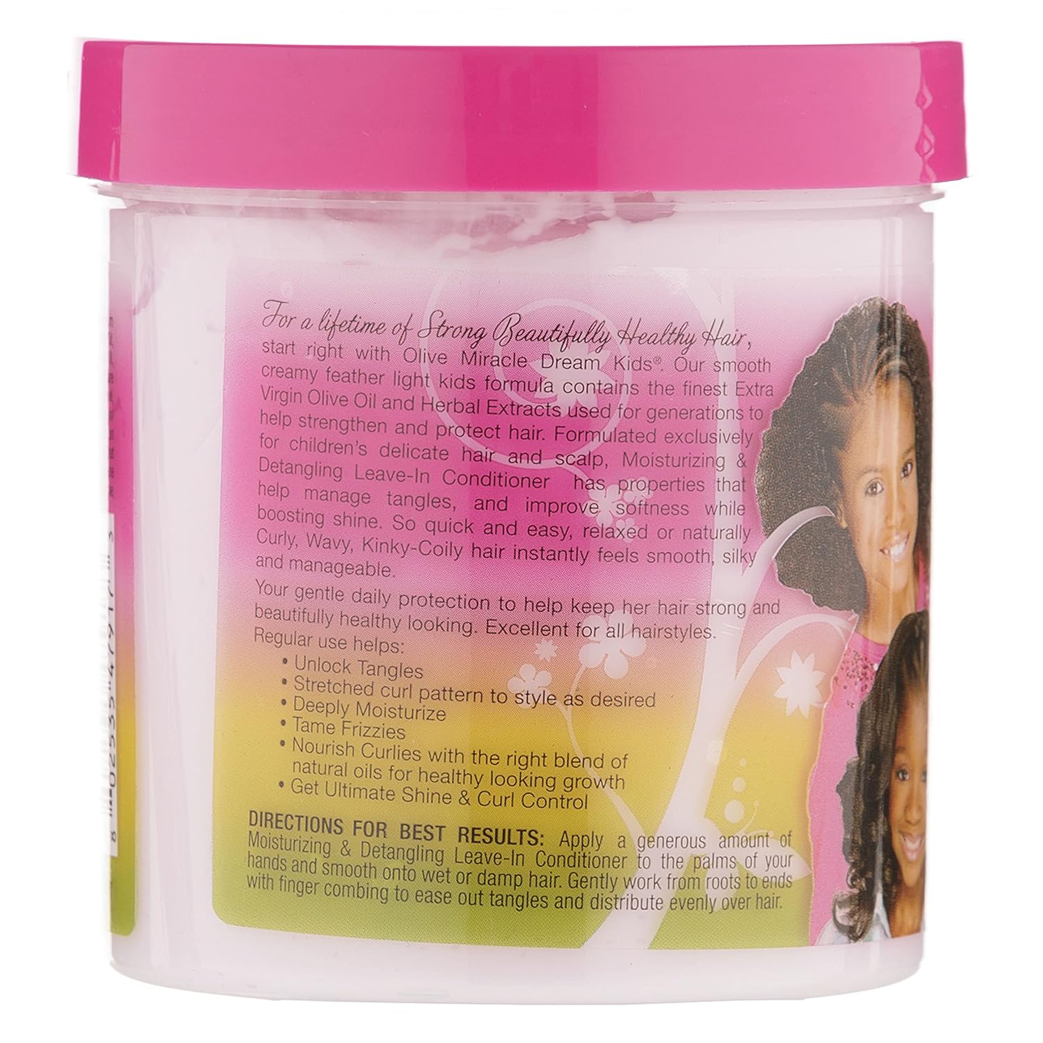 Olive Oil Leave-In Detangler for Kids Curls and Coils - 15 Oz