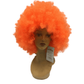 Vibrant Afro Party Wig - Synthetic Fiber Costume Hair Accessory