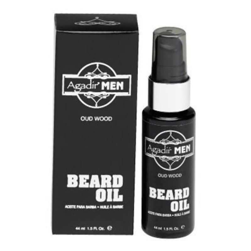 Agadir Men Beard Oil with Argan and Grapeseed for conditioning and softening facial hair