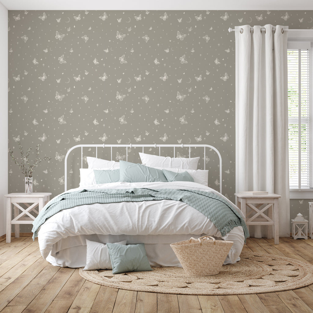Roamy Removable Peel and Stick Wallpaper by The Feral Flower