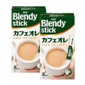 AGF Blendy Stick Cafe au Lait instant coffee sticks in two boxes
