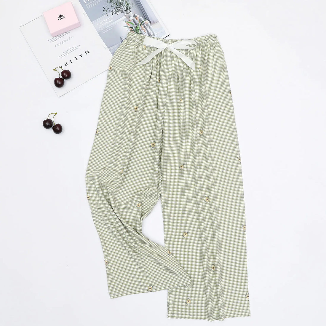 Women's Loose Casual Printed Pajama Sleep Pants - Image 30