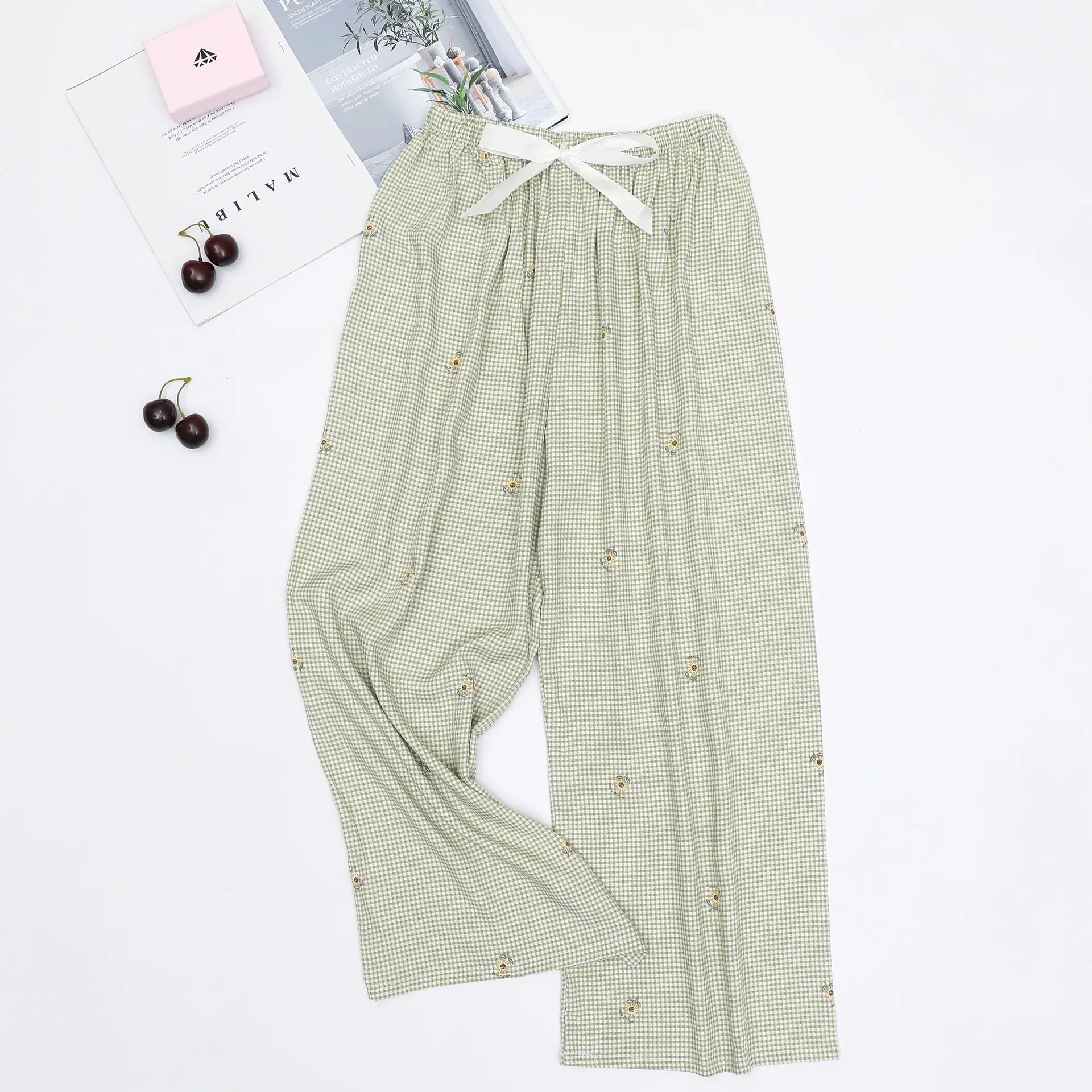 Women's Loose Casual Printed Pajama Sleep Pants - Image 30