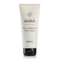 Ahava Pre + Probiotic Foot Cream tube for skin microbiome balance and hydration