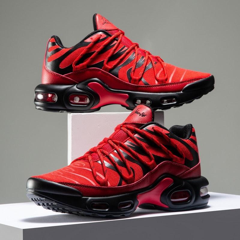 Stevvex Men's Air Cushion lightweight breathable running sneakers for sports and gym training