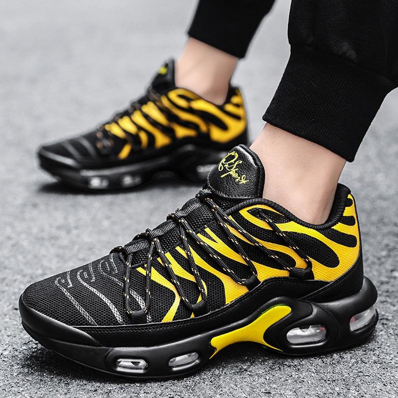 D Sport men's lightweight breathable air cushion sneakers in various colors