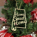 Alabama Home Sweet Home Ornaments